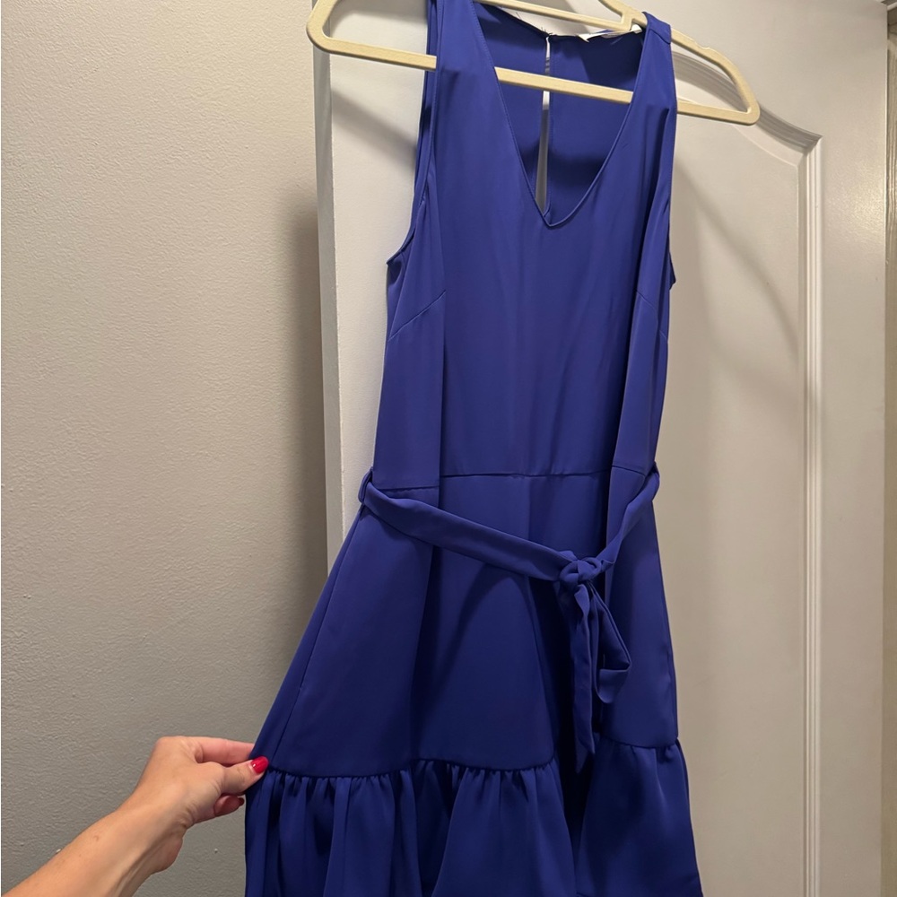 Amanda Uprichard Royal Blue Mini Dress